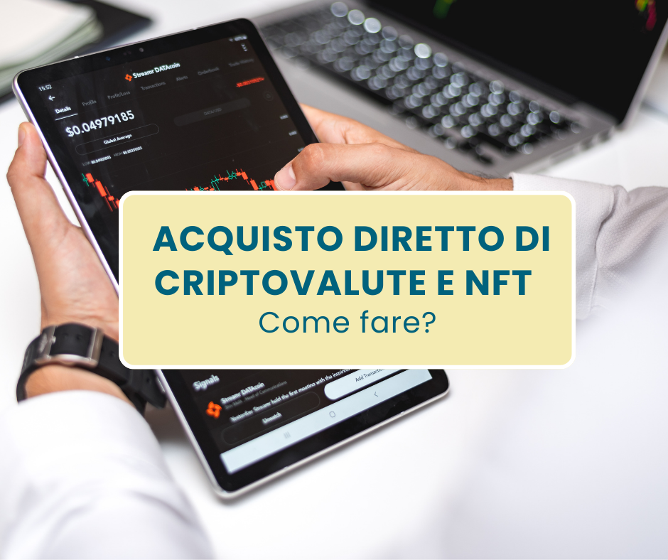 acquisto diretto criptovalute NFT