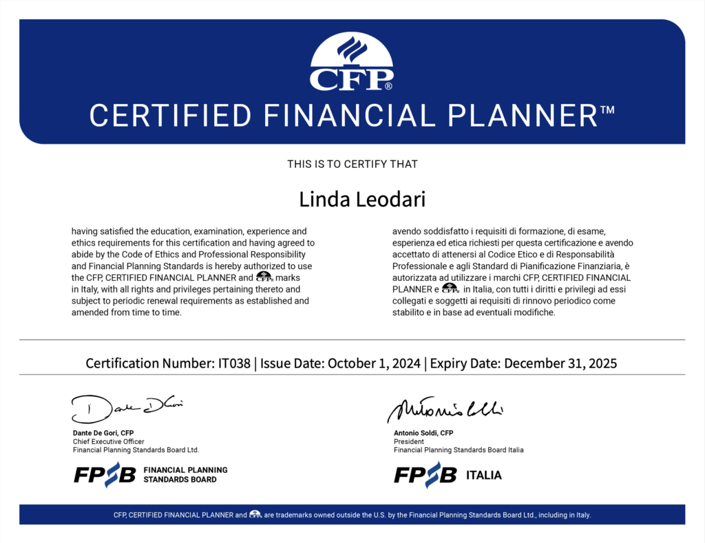 certificazione CFP®