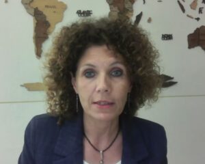 Linda Leodari, consulente finanziario indipendente CFP, durante l'intervista su come fare un piano finanziario