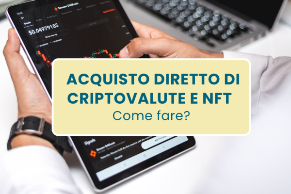 acquisto diretto criptovalute NFT
