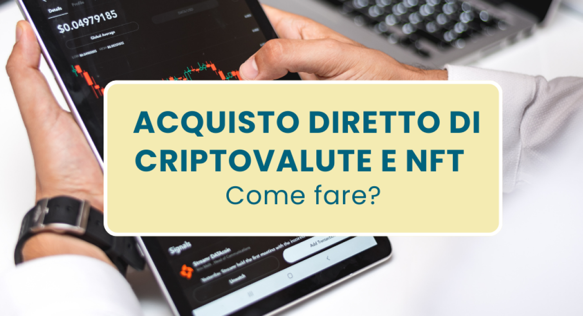 acquisto diretto criptovalute NFT