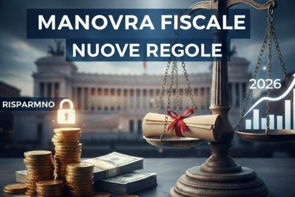 Manovra fiscale 2026: nuove regole per investimenti e risparmio, bilancia con monete e grafico