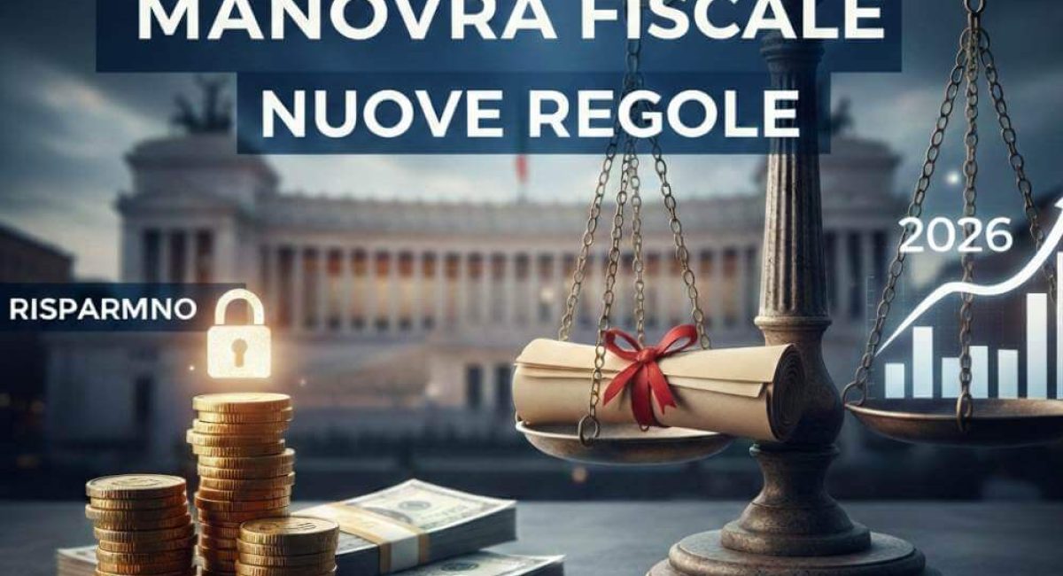Manovra fiscale 2026: nuove regole per investimenti e risparmio, bilancia con monete e grafico