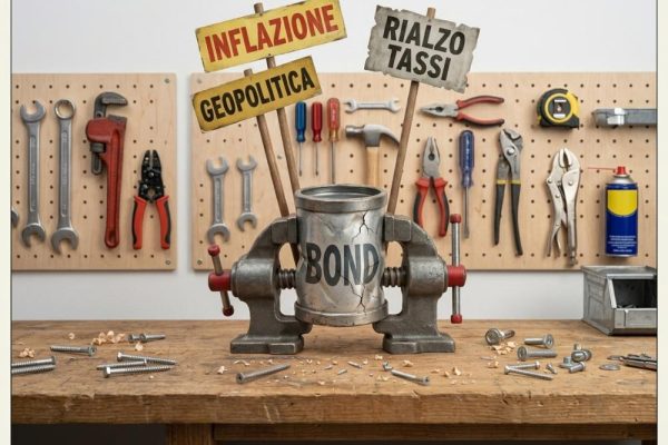 Obbligazioni sotto pressione tra inflazione, rialzo dei tassi e rischi geopolitici