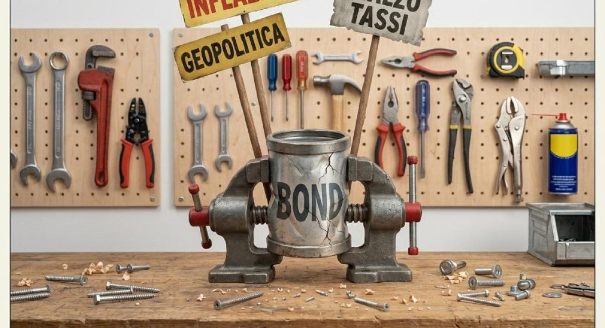 Obbligazioni sotto pressione tra inflazione, rialzo dei tassi e rischi geopolitici